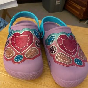 Girls Light up Crocs